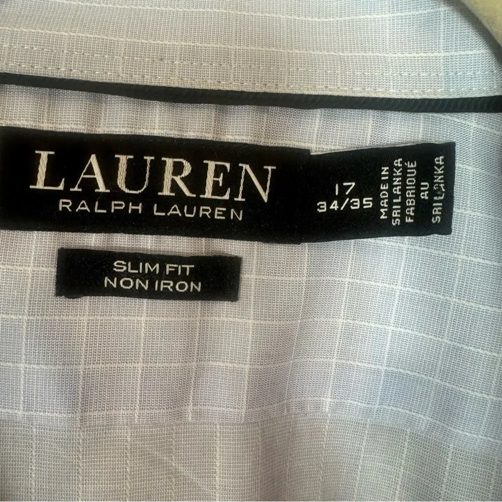 Polo by Ralph Lauren Light Blue Dress Shirt black label